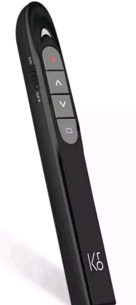 KRONIUM 2.4GHz Wireless Presenter Remote Presentation USB Control PowerPoint PPT