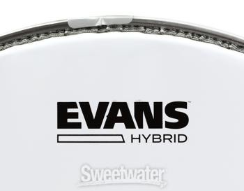 Evans Hybrid Marching Drumhead - 14" - White