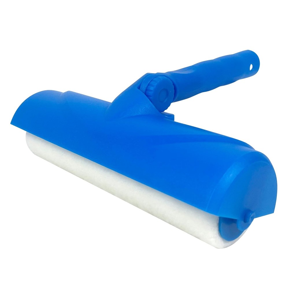 10 Inch Ceiling Paint Roller with Shield Roller and Shield with Adjustable He...