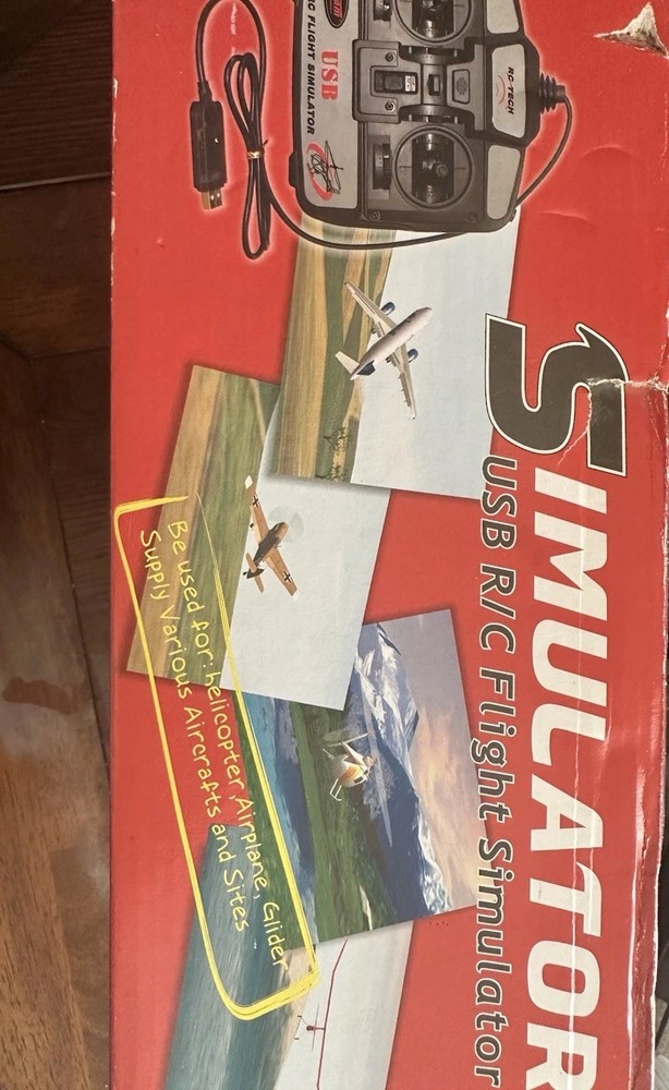 Dynam USB RC Flight Simulator Controller In Original Box USED CONDITION