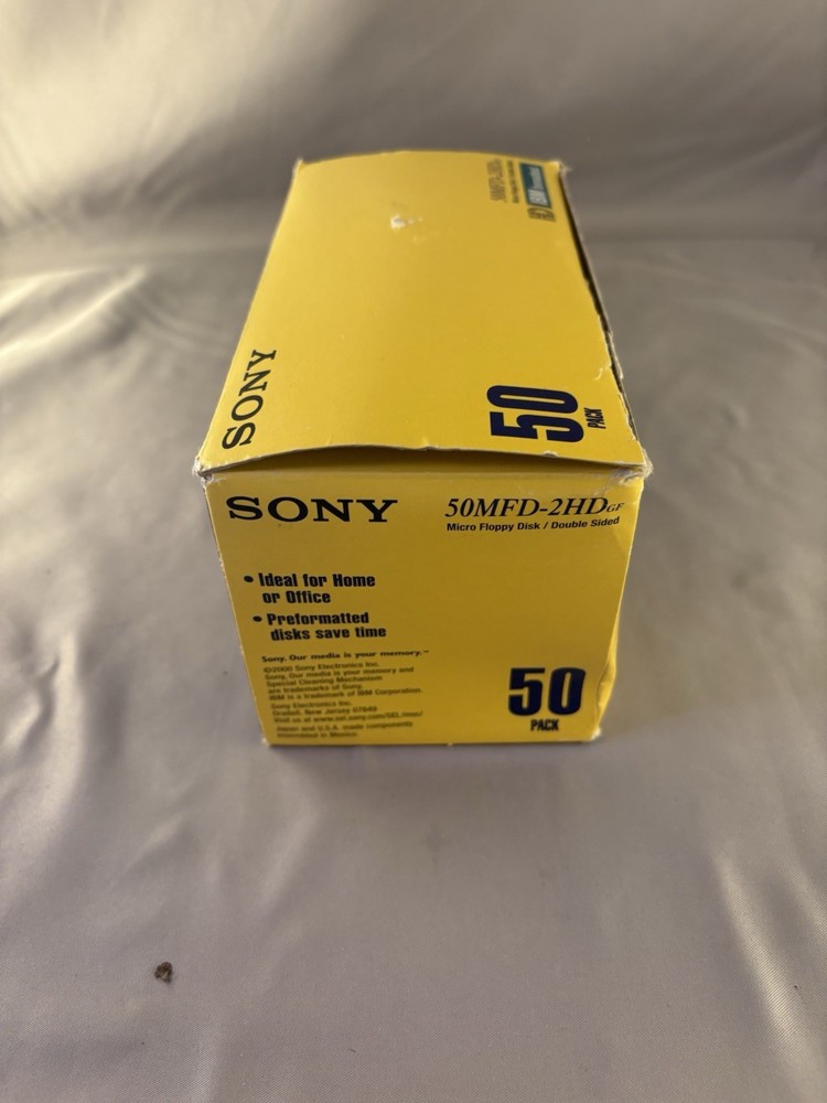 Sony IBM Formatted MFD 2HD 90mm Micro Floppy Disk / Double Sided 39 Open Box