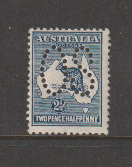 KANGAROO 1ST WMK 2 1/2D LARGE OS MINT WITHOUT HINGE.