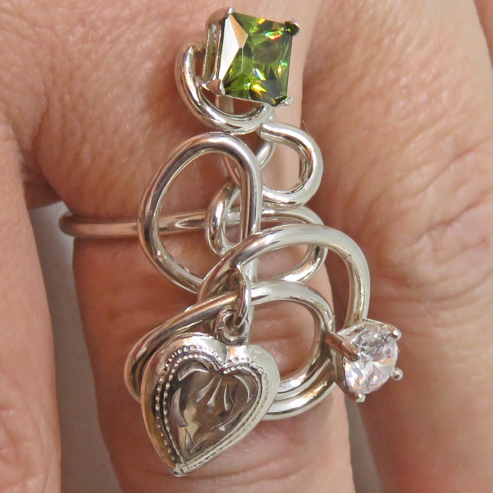 Unique Sterling Silver Hand Crafted Upcycled Flexi-Ring By SoniaMcD