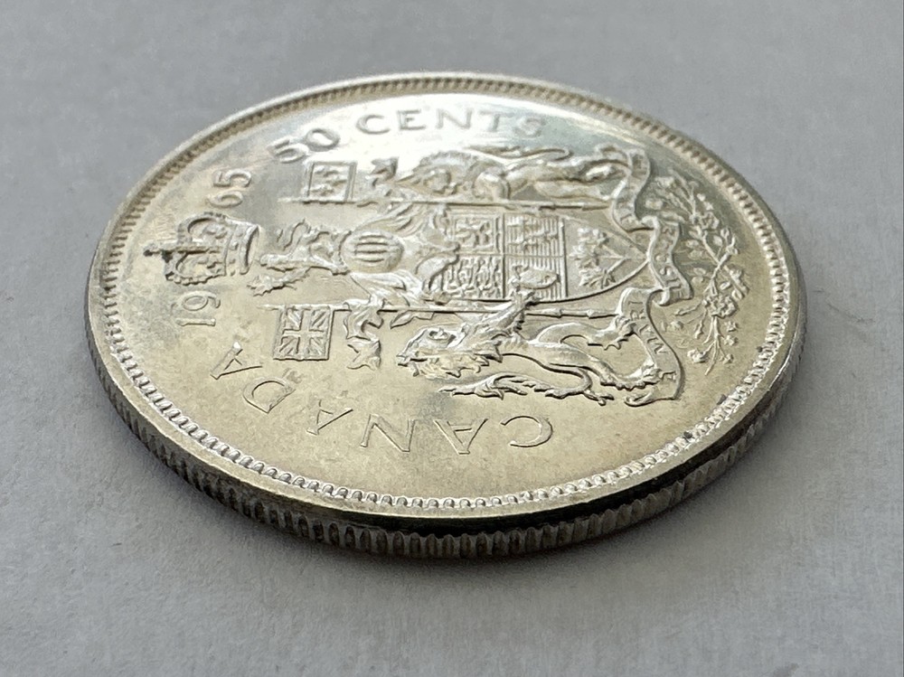 CANADA 1965 Silver Coin 50 Cents