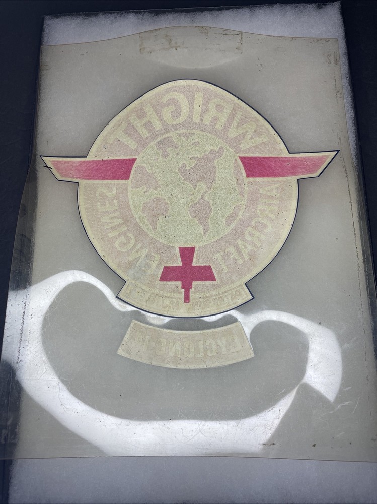 Wright Aircraft Engines Cyclone 14, R-2600 Engine Decal, B-25