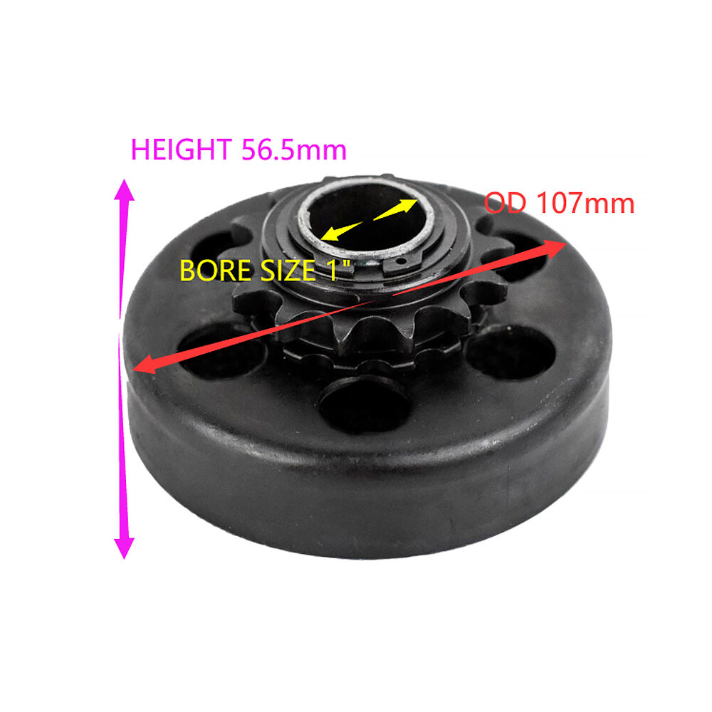 Centrifugal Clutch 1" Bore 14T #40 #41 420 Chain for Go Kart Up to 13 HP