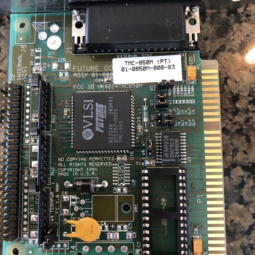 APPLE Signal SCSI Port Untested With Original Packaging