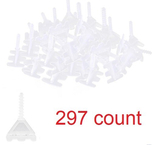 🆕  297 Tile Leveling Spacers Base Plates for Blue Cap Tile Leveling System 3MM