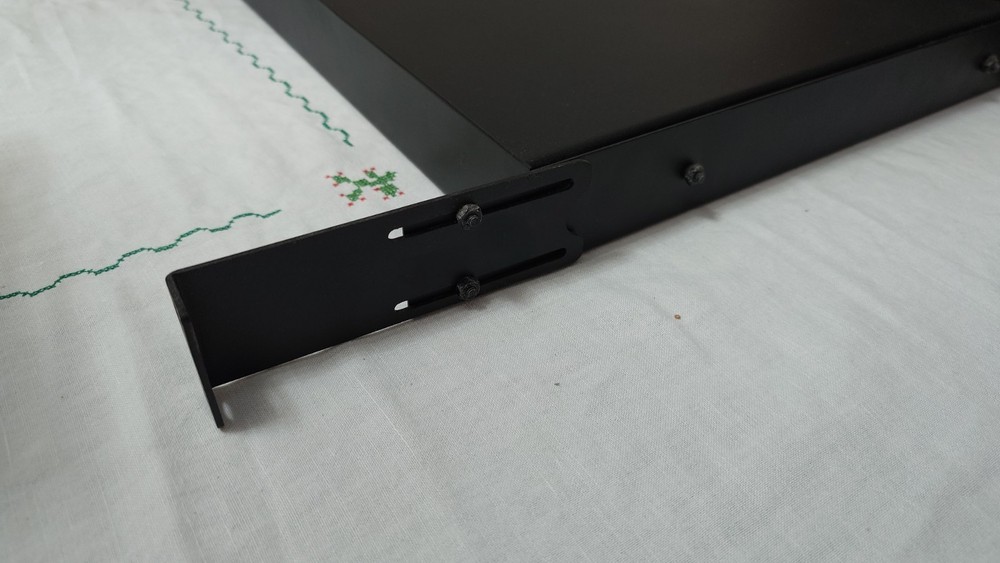 Rack Mount 19" Sliding Shelf with back supports