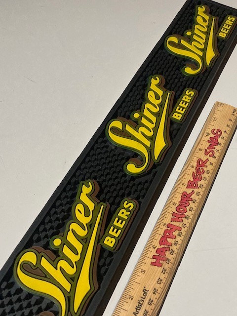 🔥 Shiner Texas Beer Rubber Bar Spill Mat for tap Kegerator