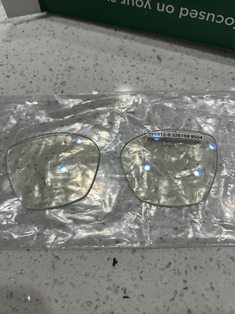 Tom Ford Blue Light Blocking Replacement Lenses For Frame TF5812-B 53mm