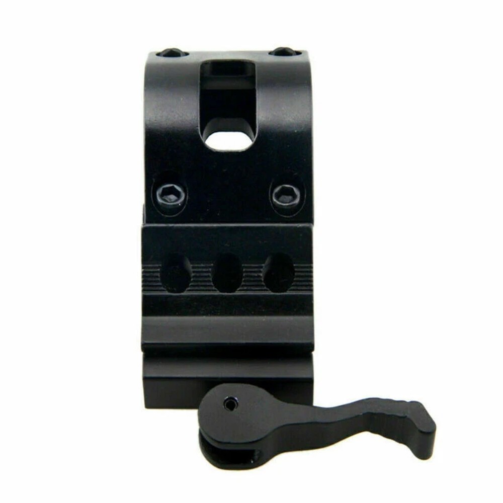 Tactical 1" Offset Picatinny Weaver Rail Mount for Flashlight With Quick Release