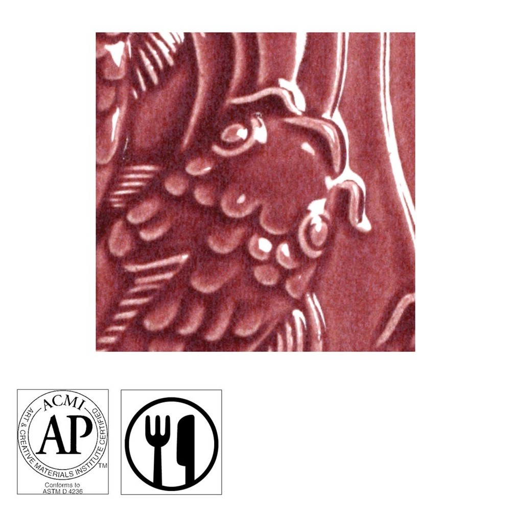 AMACO Gloss Glaze Red Brown