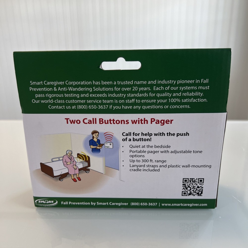 SMART Caregiver Fall Prevention Call Button Pager System