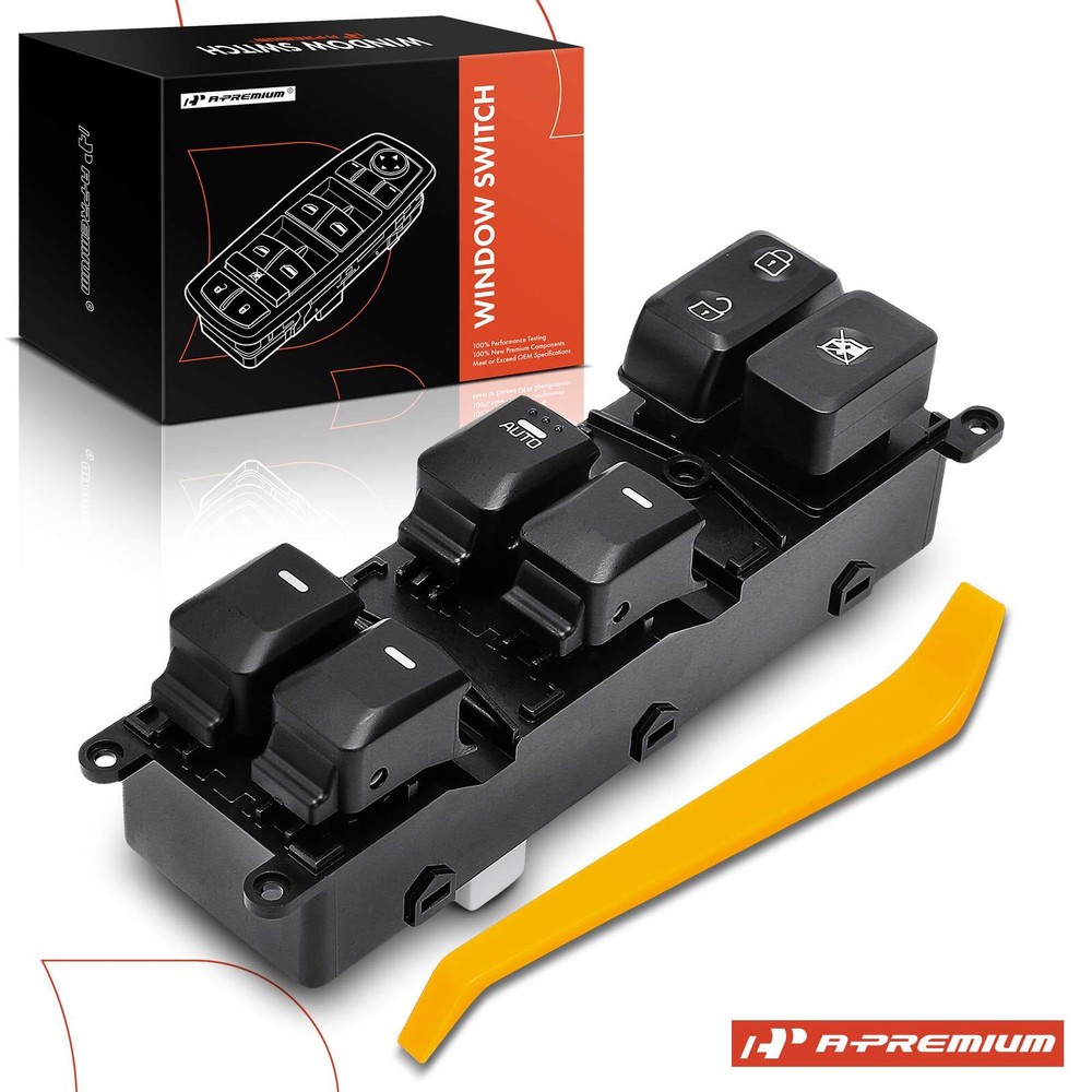 A-Premium Front Left Power Window Switch for Kia Rio 2012-2017 Hatchback Sedan
