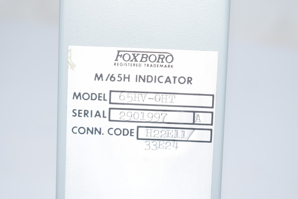 NEW FOXBORO M/65H INDICATOR 65HV-OHT Panel Meter Controller