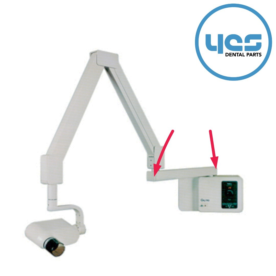 Gendex 770 Dental X-Ray Replacement End Caps Covers for scissor arm (2 Pack)