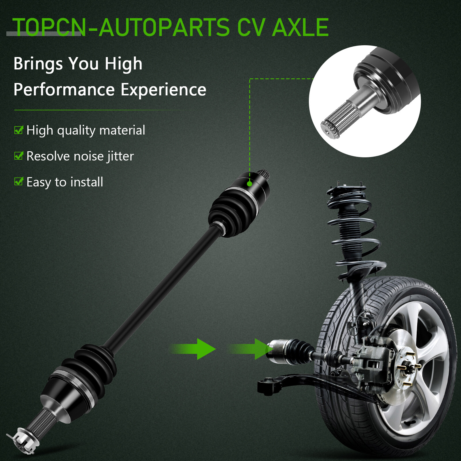 Front Right left For Polaris Ranger Crew 800 XP 800 2010-2013 CV Axle Shaft