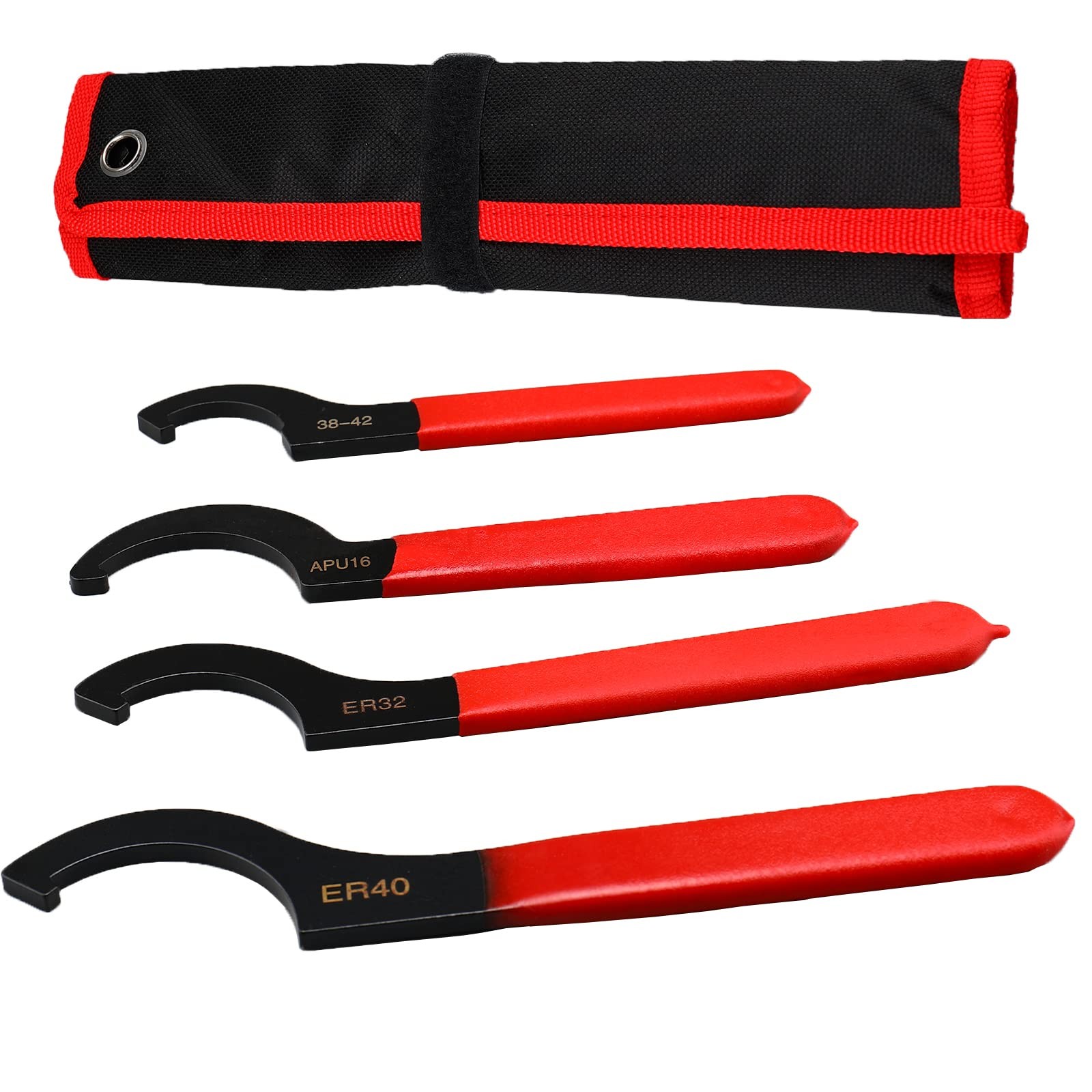 4 pcs Coilover Adjustment Spanner Wrench Heavy Duty Steel C Spanner Set for M