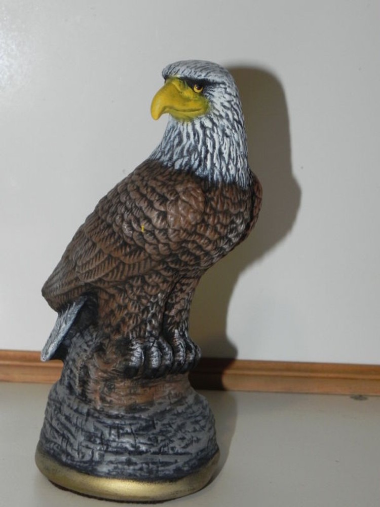 Very Nice Hand Painted Ceramic Small Eagle