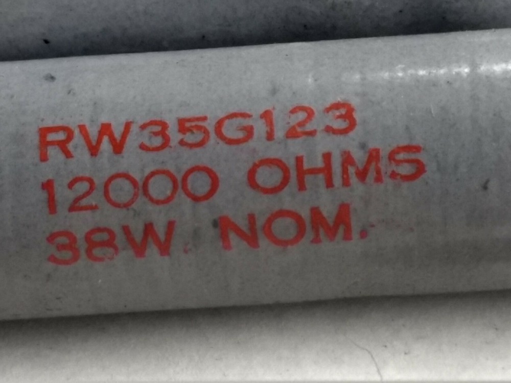 3 High Power 12k ohm fixed wire wound 38 watt resistors