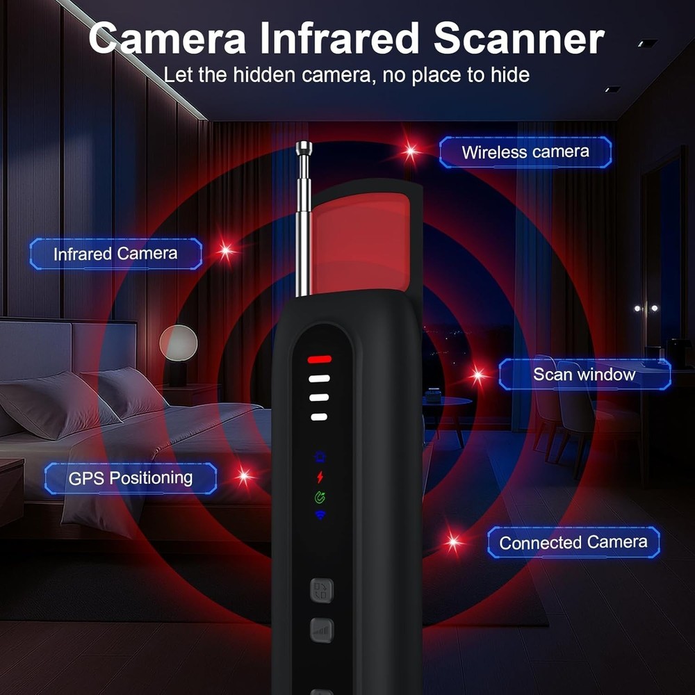 Hidden Camera Detector 2025 Upgraded Camera Detector, Hidden Device GPS Detector
