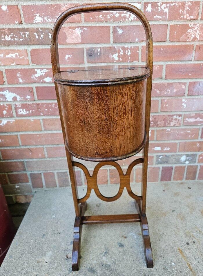 Antique Sewing Cabinet Stand Solid Mahogany