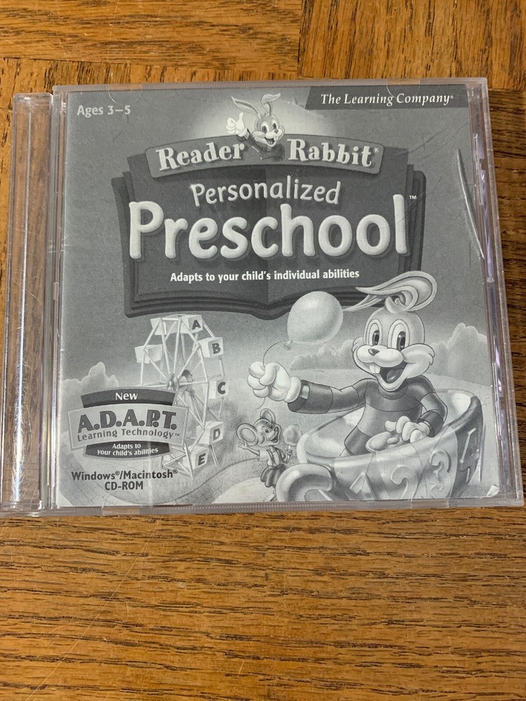 Personalized Preschool Computer Software