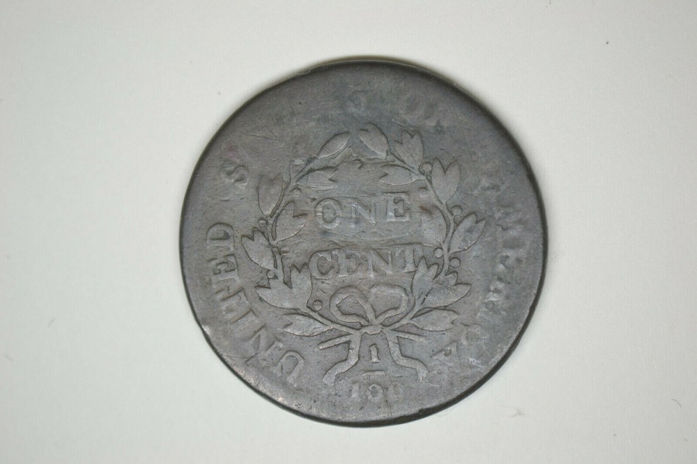 1803 Draped Bust Large Cent- Very Good with obverse Graffiti.