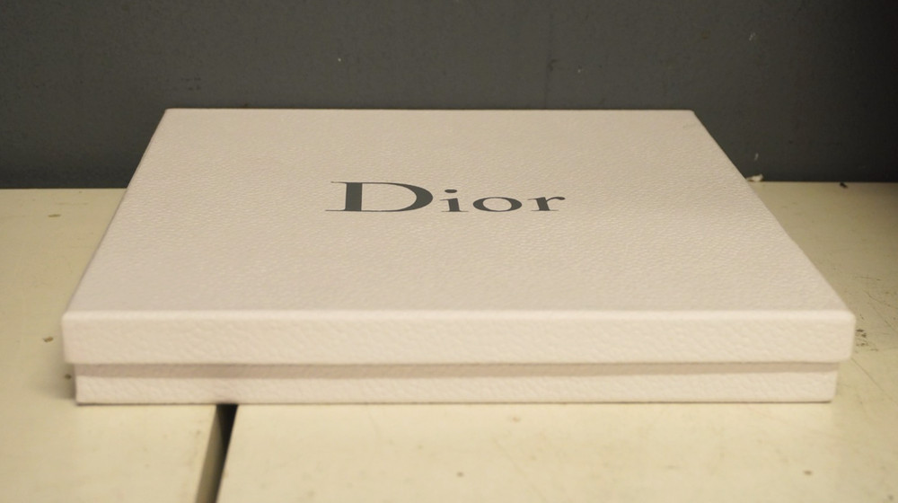 Dior White Gift Box SET (3) With Bow, Tissue, Ribbon