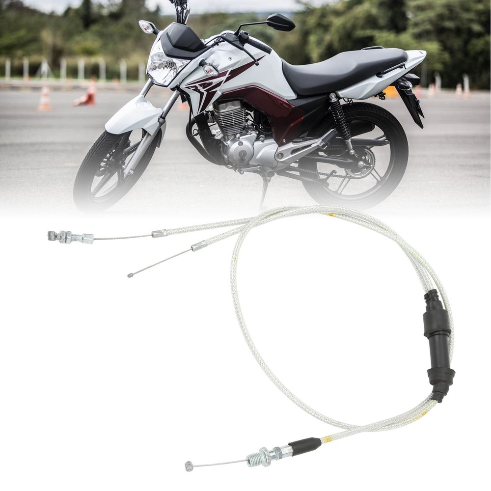 Motorcycle Dual Throttle Cable Better Performance High Strength For CG150