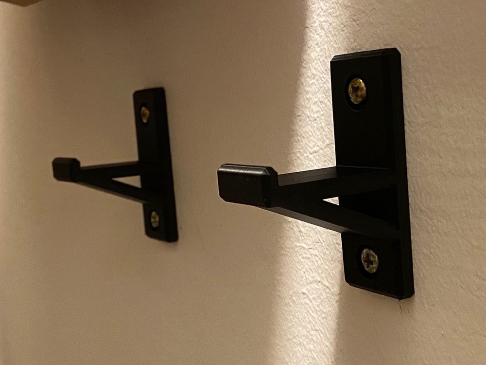 Wall Mount Ladder Holder - Space Saving Storage Solution for Folding Step Ladder