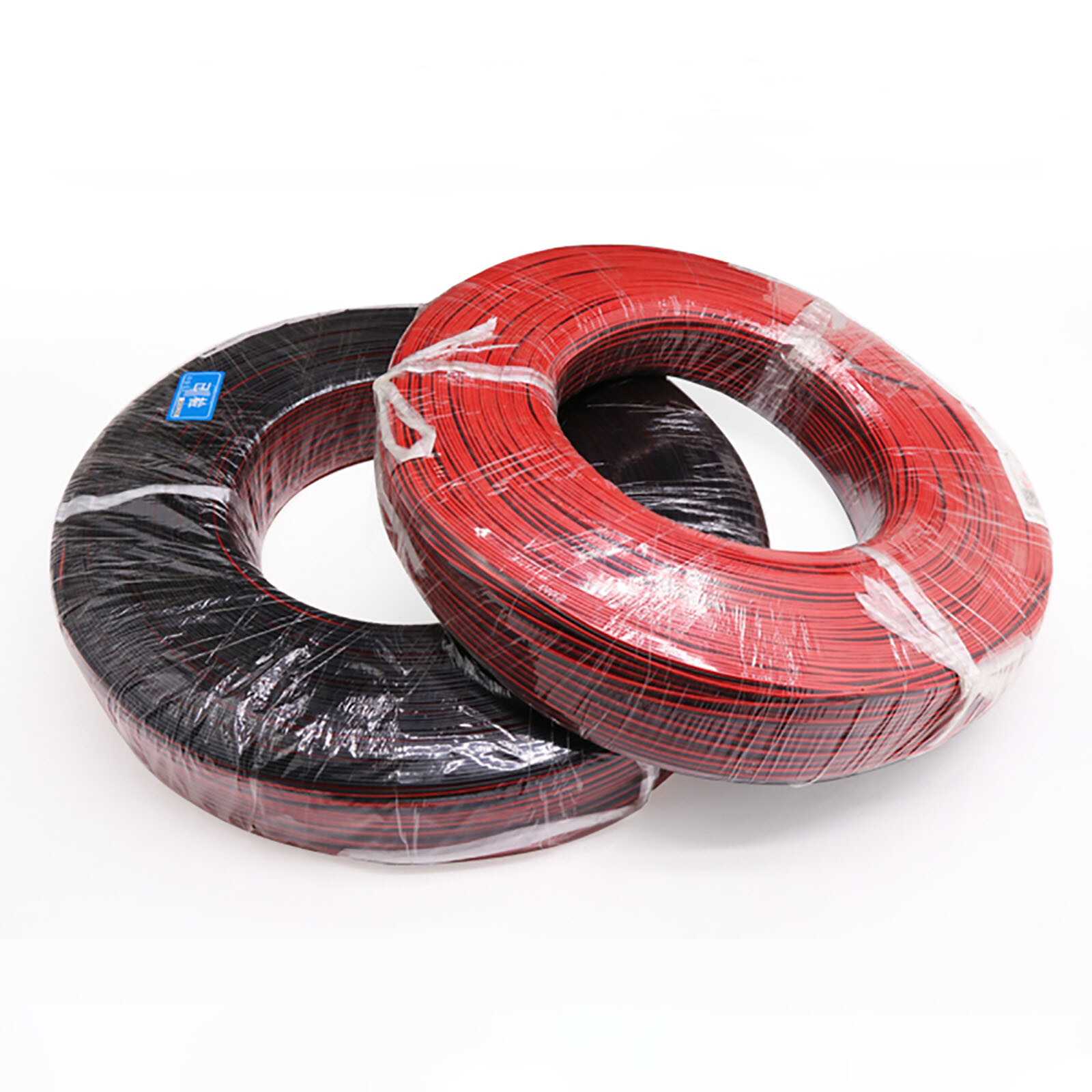 UL2468 2 Core Cable 16-28AWG Flat Ribbon Red & Black Stranded Electronic Wire