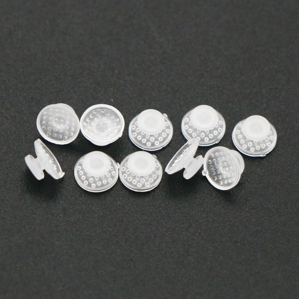 10 Pcs/Pack Dental Orthodontic Ceramic Clear Lingual Button Bondable Round Base