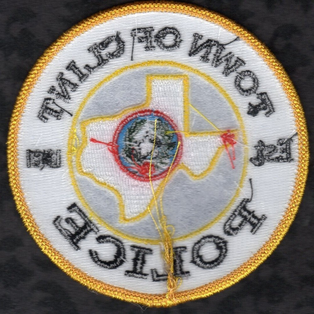 Clint Texas Police Shoulder Patch