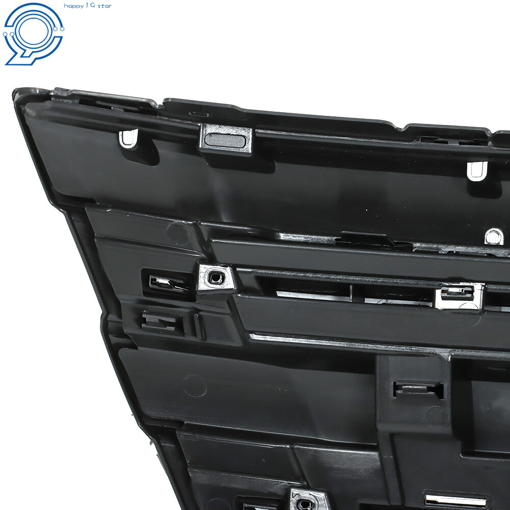 Fit For 2011-2015 Ford Explorer Front Bumper Upper Grille Assembly Glossy Black