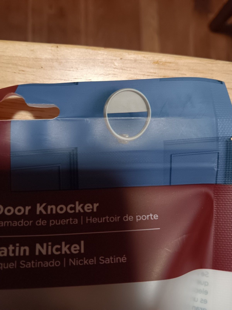 Cooper (national hardware) Door Knocker Satin Nickel