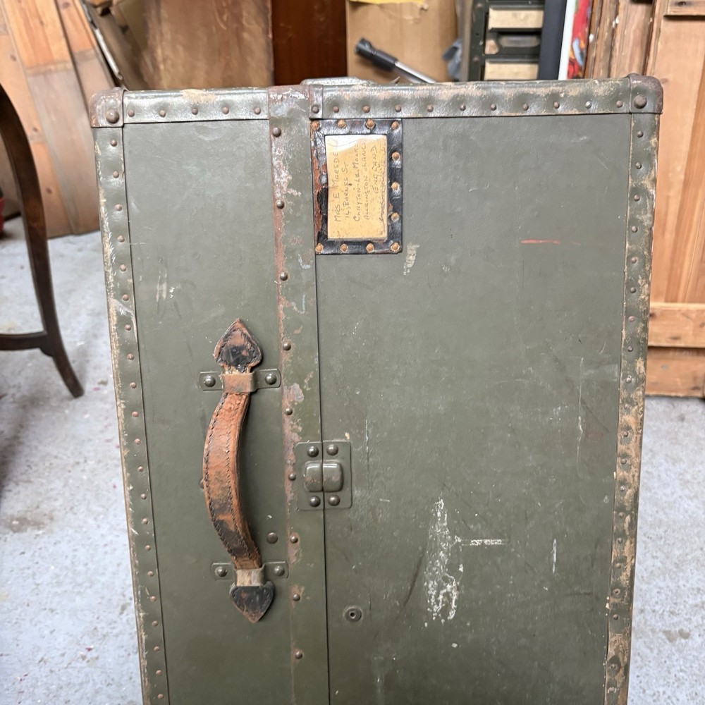 WW2 Era US Navy Hartmann Seapack Travel Trunk Case