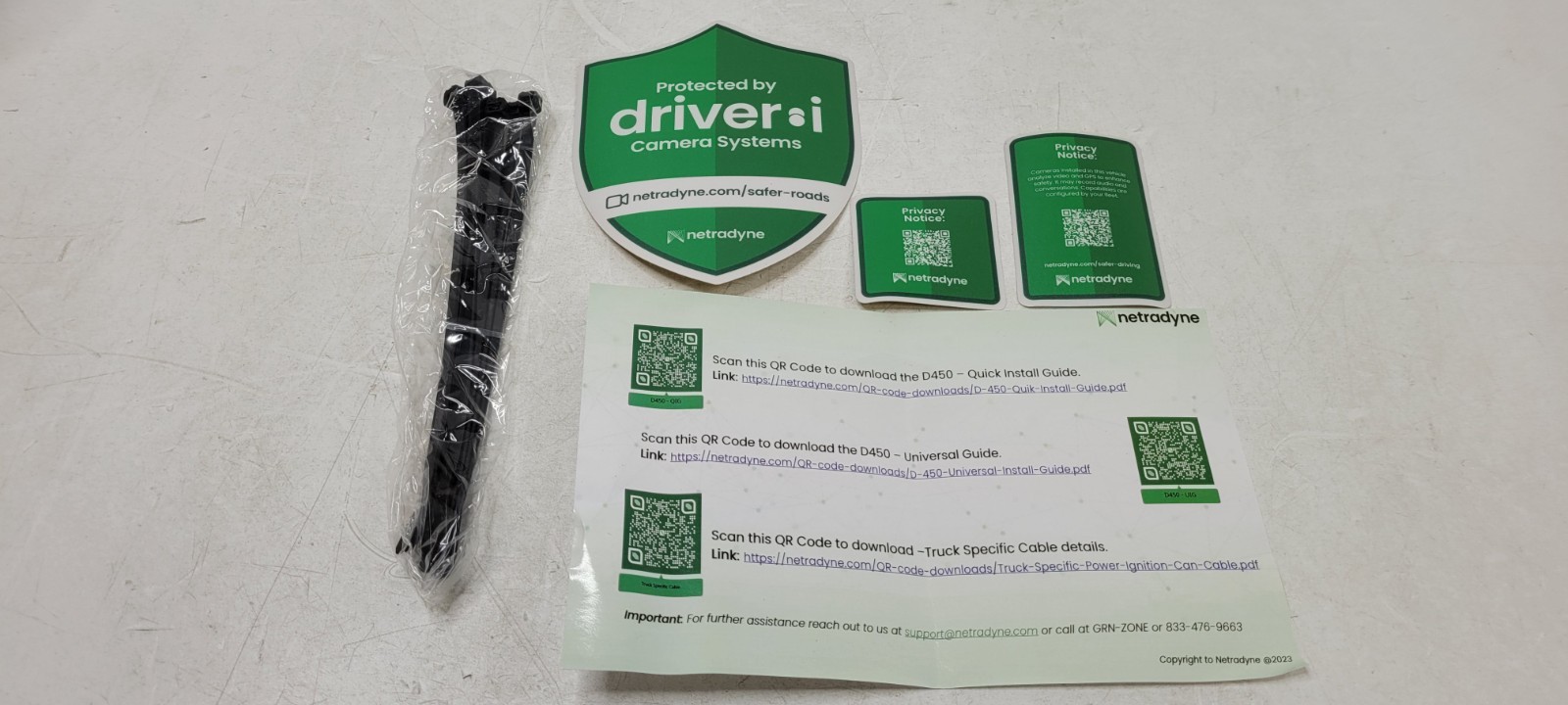 Netradyne Driver-I D-450 Fleet Safety Dash Camera NEW IN BOX