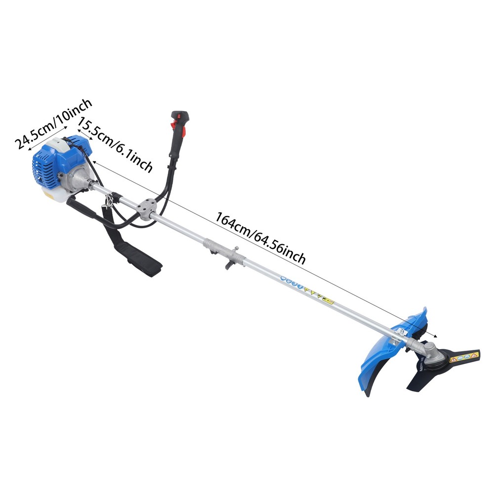 Weed Wacker Gas Powered Weed Wacker Weed?Trimmer with Handle & Shoulder Strap
