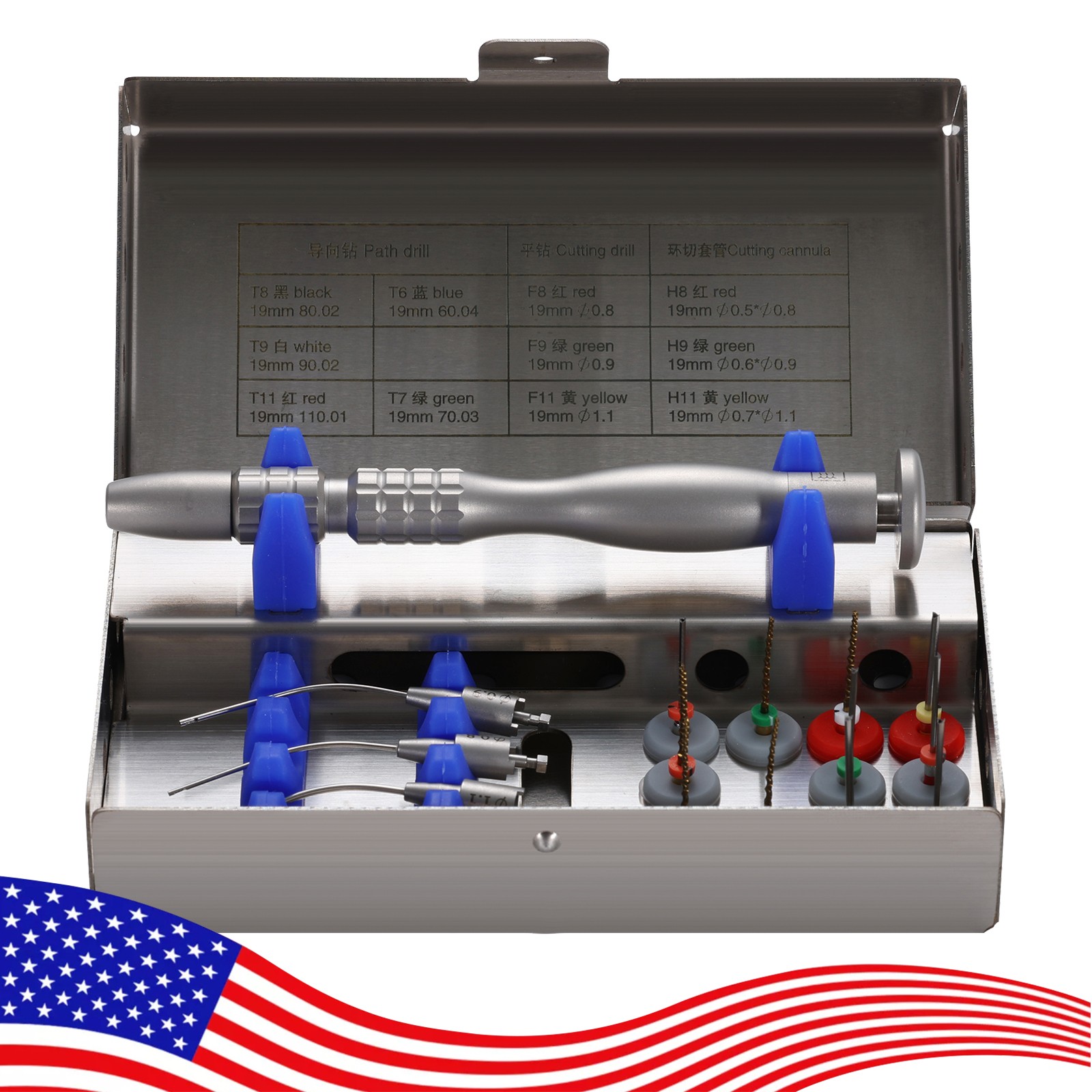 Dental Broken File Extractor Endodontic Removal System Kit Root Canal