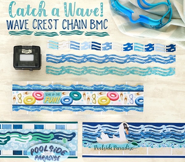 Creative Memories "Wave Crest Chain" Border Maker Cartridge for Border System
