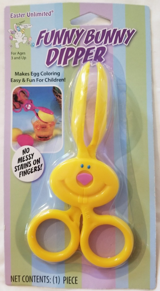 🐰🥚 NIP 🐰🥚 Easter Egg Funny Bunny Dipper 🐰🥚 Yellow 🐰🥚 Ages 3+ 🐰🥚