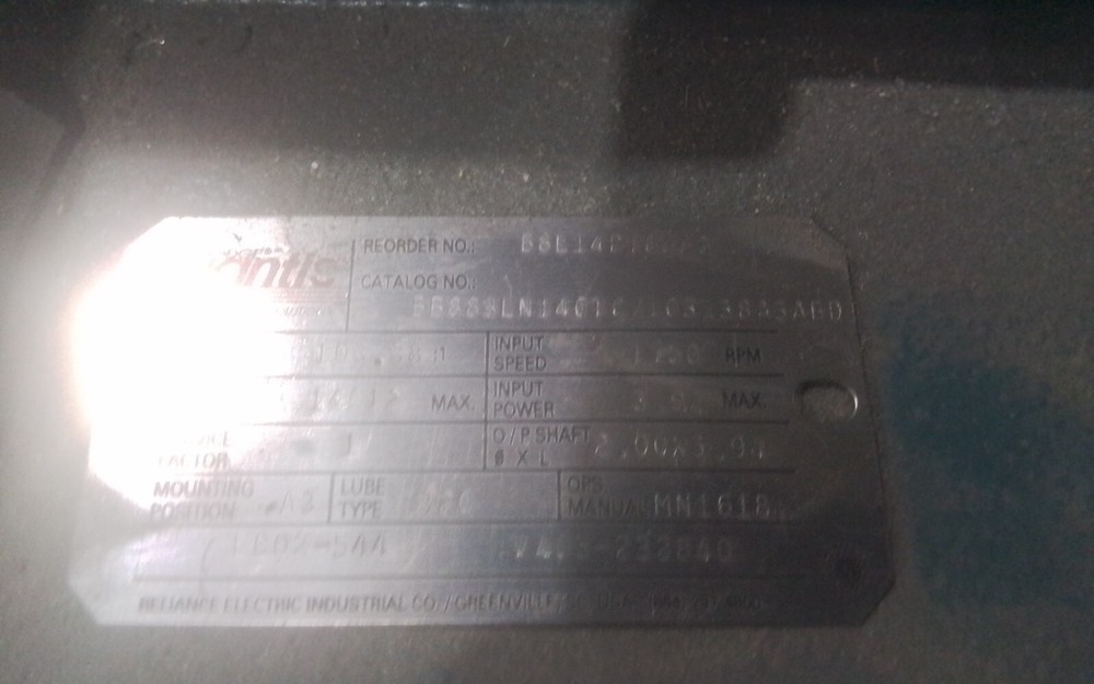 Dodge BB883LN140TC Quantis Right Angle Gear Reducer