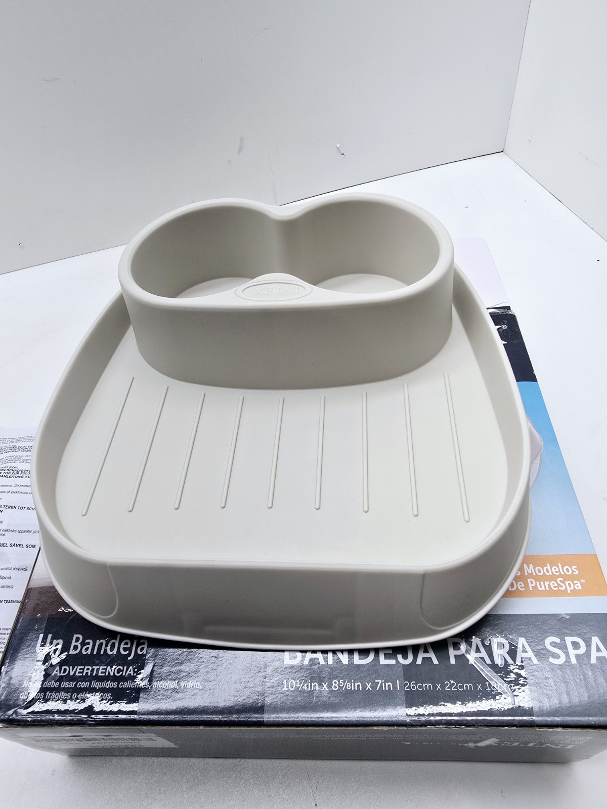 Intex Purespa Cup Holder 1 Pack Attachable Beverage Tray For Hot Tubs