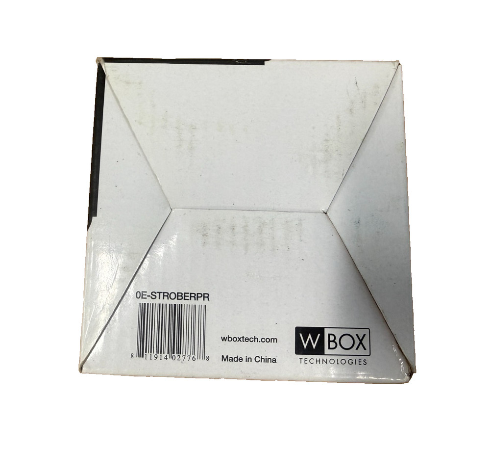 W Box Technologies 0E-STROBERPR Rainproof Strobe, Red