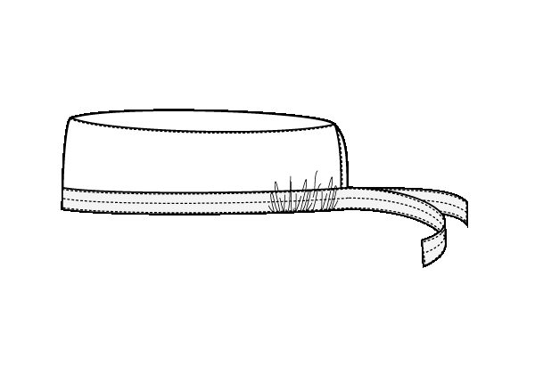 Wink WonderWORK Unisex Tie Back Solid Scrub Cap | 400