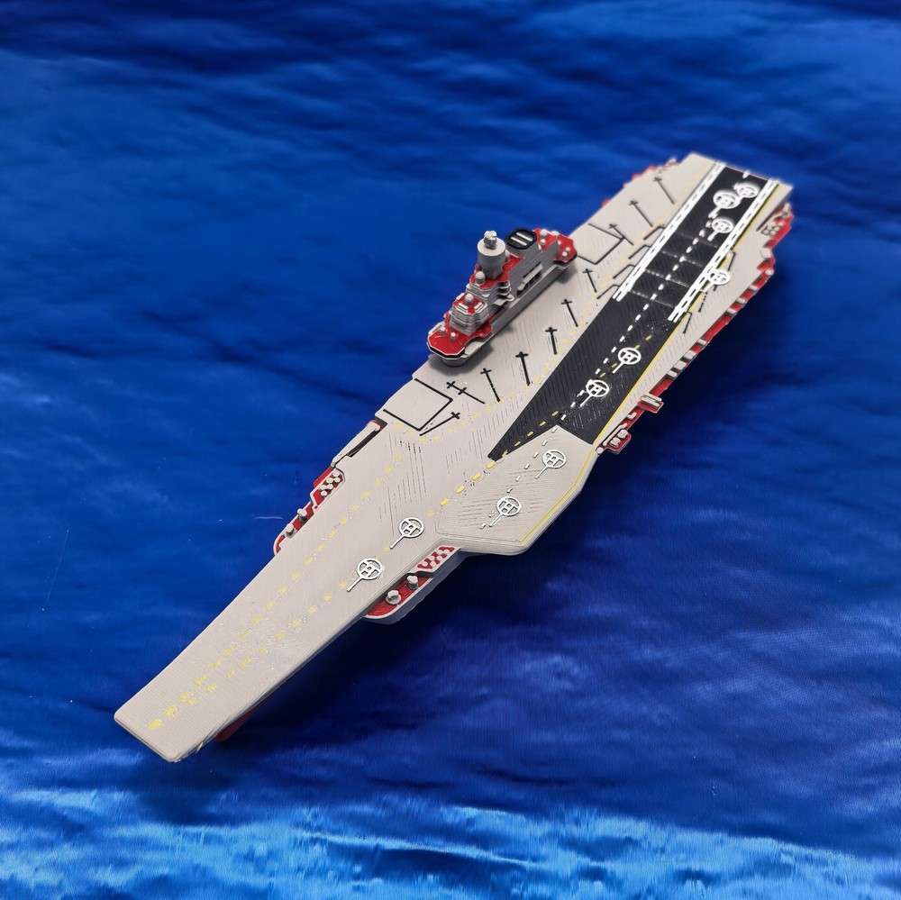 1/2000 Soviet Navy's Kuznetsov Aircraft Carrier Ship Finished 3D Model