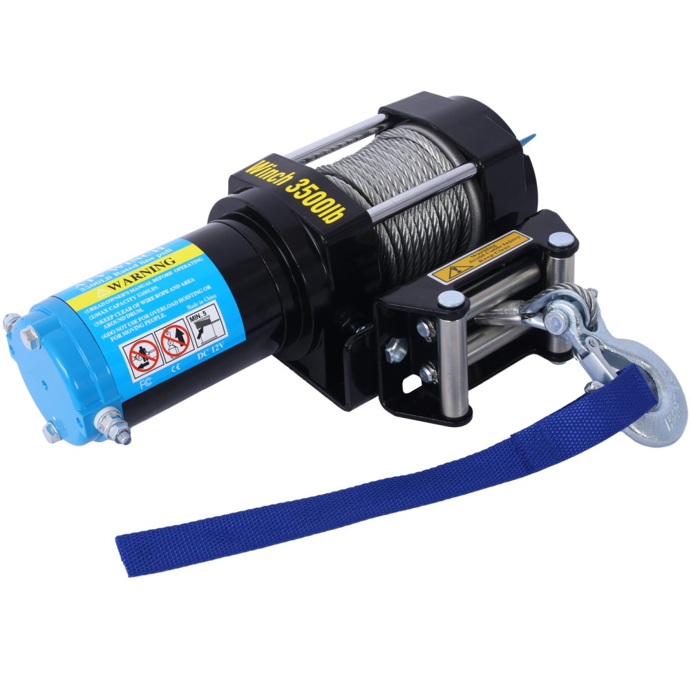 ATV/UTV Winch- 12 V 3500LBS Electric Winch Wire and Wireless Remote Control