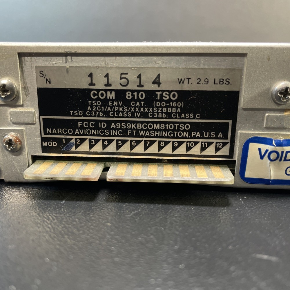 Narco VHF COM 810